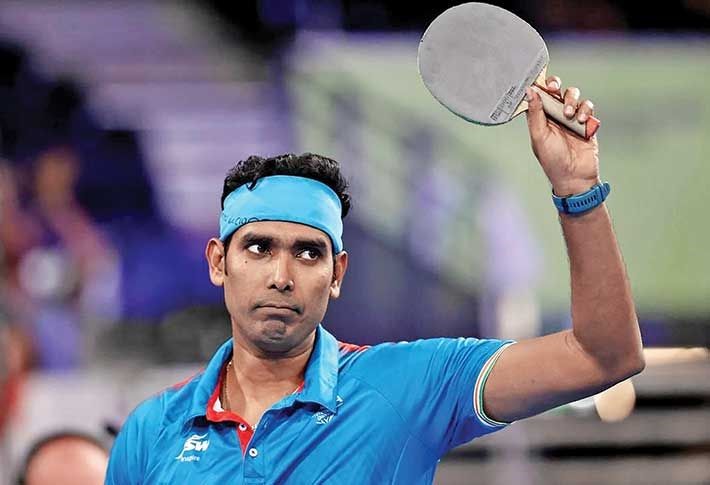 Table Tennis legend A. Sharath Kamal