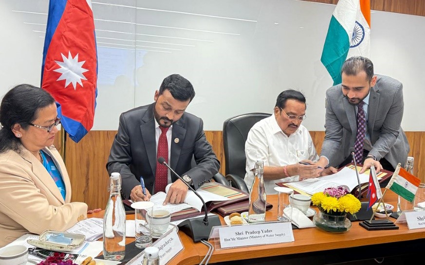 India and Nepal Sign Memorandum