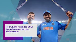 Rohit, Kohli retain top BCCI